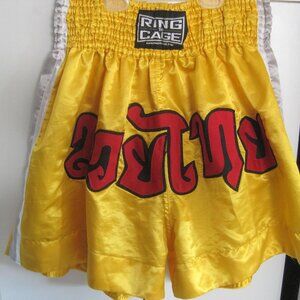 Classic Boxing Muay Thai MMA Workout Sparring Fighting Shorts by Ring to Cage.